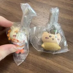 ちいかわ寿司 フィギュアキーホルダー くりまんじゅう シーサー 2点セット