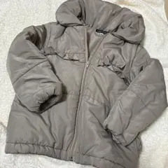 BeBe フリル付き ダウンコート120