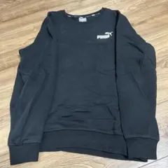 PUMA クルーネックスウェット ブラック