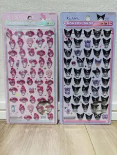 正規品　ボンボンドロップシール サンリオミニ クロミ マイメロ メロクロセット