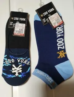 メンズスニーカーソックス 25〜27cm 2足組