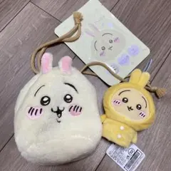 ちいかわ　うさぎ　パペット　巾着　パック　3点セット