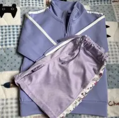 ジャージ上下セット パープル 120cm 女の子 キッズ マイメロディ