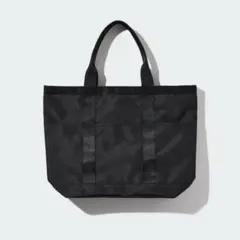 【UNIQLO】ナイロン トートバッグ ブラックのサムネイル