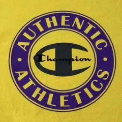 ☆Champion☆ AUTHENTIC Tシャツ イエローLサイズ 男女兼用