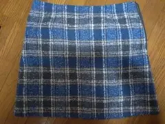 GU チェック柄 ツイードタイトスカート XXL