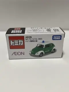 トミカ　スバル　360 ドイツ警察仕様　パトカー　POLIZEI イオン限定品のサムネイル