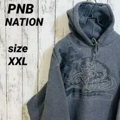 PNB NATION ピーエヌビー ネイション スウェットパーカー フーディ