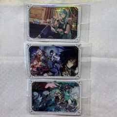 原神 シール ウエハース 3点セット
