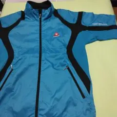 デサント ルコックゴルフウェア TWIST ABSORBER 青ジャケット