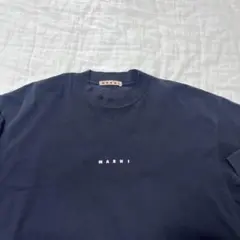MARNI オーガニックコットンTシャツ ブルーブラックのサムネイル