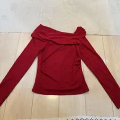 春服 秋服 冬服 オフショルダー 長袖トップス