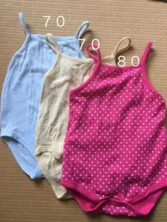 キャミソール ロンパース 肌着
