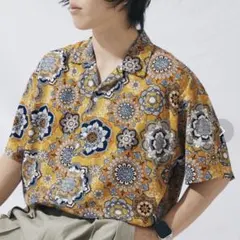 【大きめ】journal standard イエロー ポリシャツのサムネイル