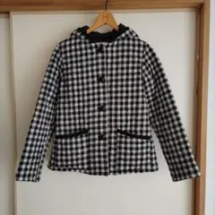 ノーカラー キルティングジャケット