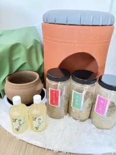 黄土よもぎ蒸し　アスカ　よもぎ蒸し　セット　asuka 楽天市場】【温活・妊活・デトックス】Asuca黄土漢方 よもぎ蒸しセット