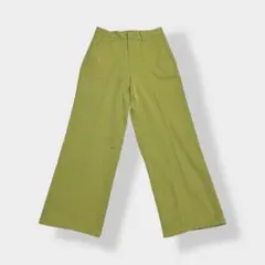 GRL grl グレイル センタープレスストレートパンツ ai07 L