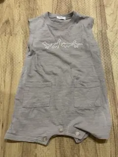 bebenine 恐竜柄 ロンパース