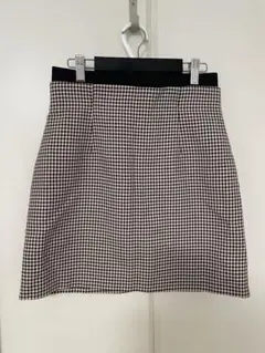 ZARA ギンガムチェック タイトスカート M