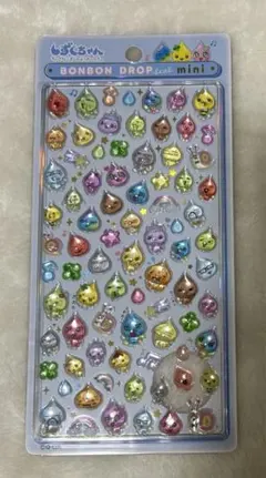 正規品　しずくちゃん ボンボンドロップシール ミニ　しずくの森のなかまたち