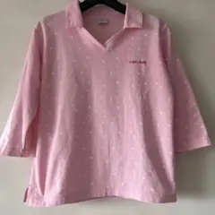 HEAD 七分袖トレーニングシャツ ピンク Mサイズのサムネイル