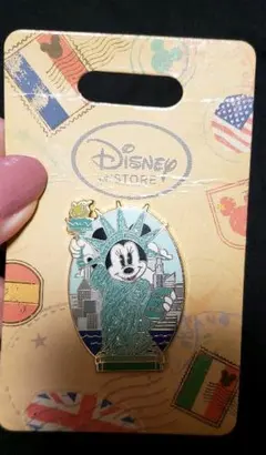NYC 自由の女神 ミニー ピンバッジ