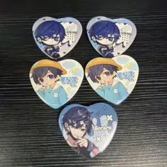そらる♡そまうさ♡ハート型缶バッジ♡5個セット