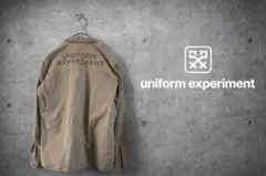 uniform experiment スタッズ装飾 バックロゴ シャツ 日本製のサムネイル