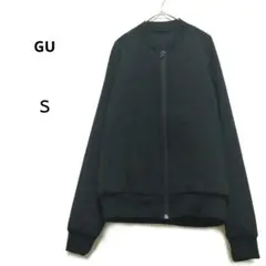 美品♡ジーユー S 黒 MA-1ジャケット さらさら手触り 裏地メッシュ