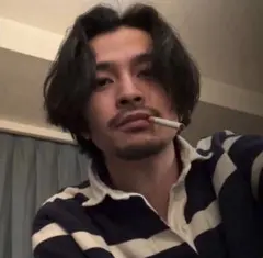 常田大希着用　Polo Ralph Lauren ラガーシャツ 紺白 ボーダー