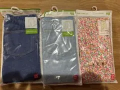 ズボン3着セット　レギンス 90cm ユニクロ UNIQLO 半ズボン　長ズボン