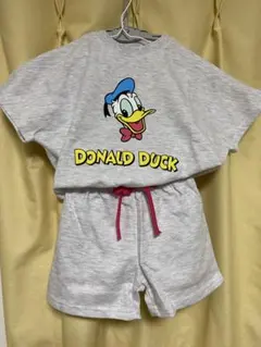 新品　韓国子供服　レトロディズニー　ドナルド　セットアップ
