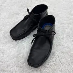 Clarks Wallabee Boot Black Leatherのサムネイル