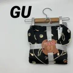 タグ付未使用 GU 名探偵コナン サテンパジャマセット XL ダークグレー