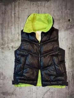 ボリューム　ダウンジャケット 平成 ギャル男 光沢　肉厚　短丈　ネオギャル　首長