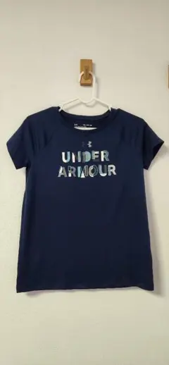 【UNDER ARMOUR】 ネイビー Tシャツ YXL