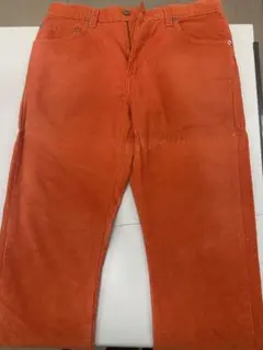 Levi's505 オレンジ コーデュロイ パンツ