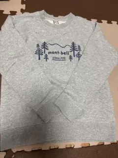 mont-bell キッズ　トレーナー 150サイズ グレー