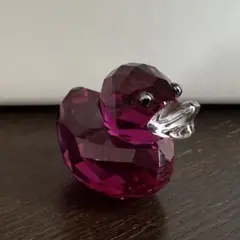 Swarovski happy duck ピンク