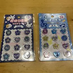 seria おはじき風　クリアシール 12個入　デニム・音符