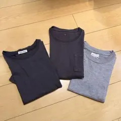 グレー系半袖Tシャツ　３枚セット　140.150サイズ