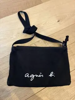 赤*ん様 agnis b. ショルダーバッグ 黒