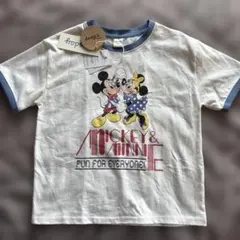 Disneyディズニーhooday半袖Tシャツ 120cm ミッキー&ミニーのサムネイル