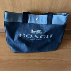 COACH デニムトートバック