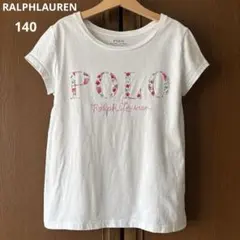 ラルフローレン　半袖　シャツ　Tシャツ ポロ　花柄　ロゴ　女の子　春　夏