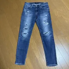 AZUL スキニーデニム ダメージ加工