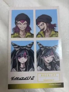 スーパーダンガンロンパ2 左右田和一　澪田唯吹　証明写真風ステッカー