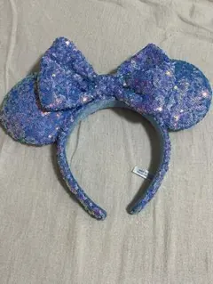 ディズニー　スパンコール　カチューシャ