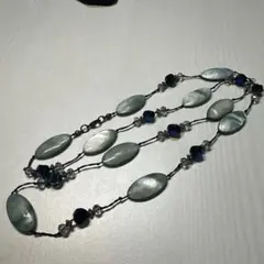 シェル使いロングネックレス