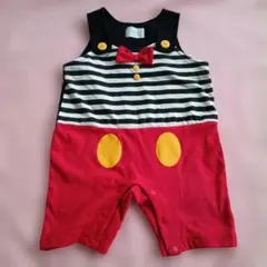 Disney ミッキー ロンパース 70cm